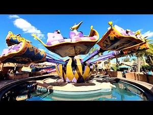 Magic Carpets of Aladdin (On-Ride) Disney World's Magic Kingdom 4K