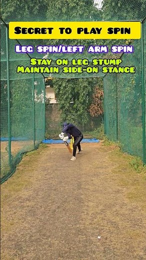 Secret to Play Spin Bowling | Off Spin vs Leg Spin Batting Tips 🏏 | Cricket Batting Technique