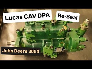 HOW TO RESEAL YOUR LUCAS CAV INJECTOR PUMP