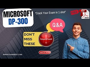 DP-300 | Important Exam Questions | Azure Database Administrator Associate | 100% Pass | Exam Cram