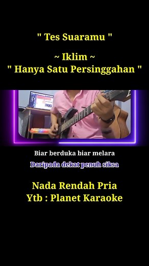 Nada Rendah Pria Hanya Satu Persinggahan Karaoke
