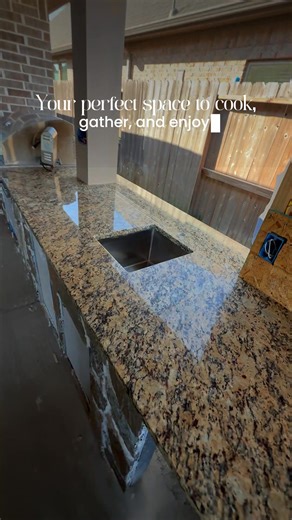  Outdoor perfection built to last. This BBQ area was transformed...