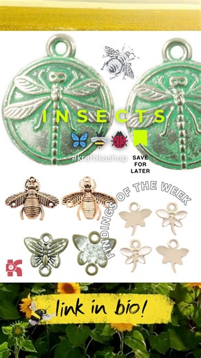 Findings of The Week – INSECTS! 🦋💎 www.bead.zone/insects