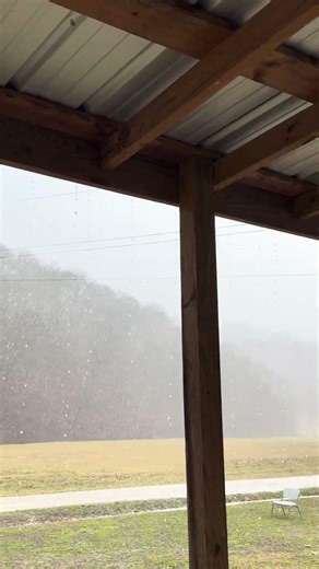 Nothing like the sound of rain on a tin roof!! #rain #relaxing #sound #nature #earth #sky #fyp