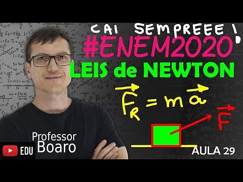 NEWTON'S LAWS - DYNAMICS - (THEORY + EXERCISES) - #ENEM2020 - CLASS 29