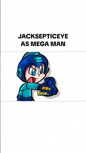 Mega Man but it’s Jacksepticeye #megaman #jacksepticeye #rockman