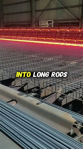 Here’s How Steel Rebar Is Made #beforeandafter #diy #lifehack #oddlysatisfying #satisfying