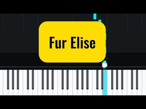 Fur Elise (Beethoven) - Synthesia Piano Tutorial