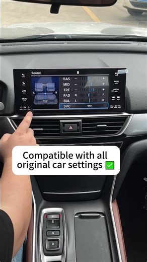 12.3-inch ultra HD screenCar head unit upgrade for 2018-2022 Honda Accord#carupgrade #hondaaccord