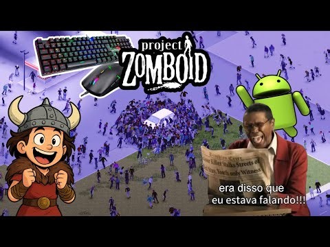 PROJECT ZOMDROID MOBILE AGORA COM TECLADO E MOUSE😱🤯