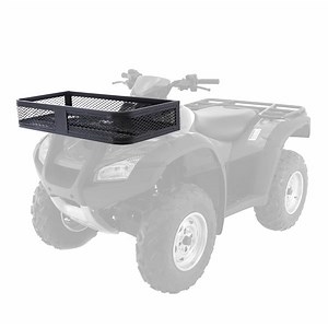 Universal Deluxe Steel Mesh ATV Front Rack Basket