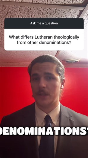 What makes Lutheranism different. #lutheranexplains #lutherantheology #Lutherananswers