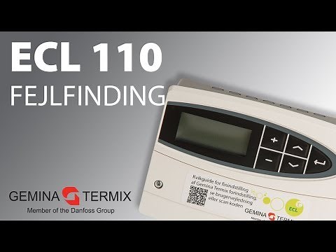 Fejlfinding på ECL 110