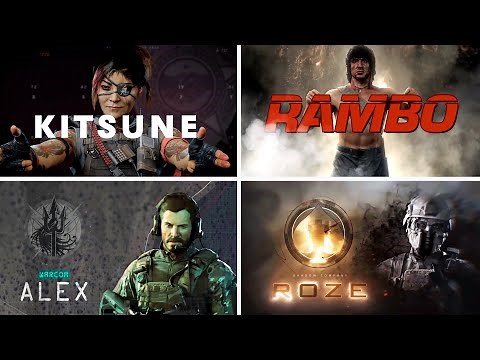 All Call of Duty: Warzone Operator Intro Cutscenes in 4K (Modern Warfare & Cold War Intros)