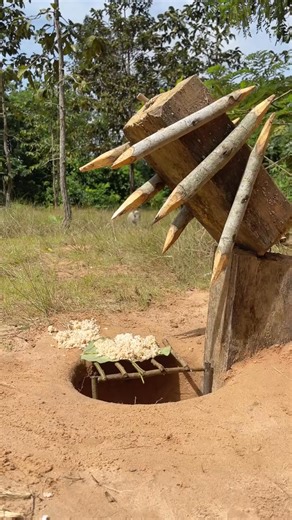 1.2K views | Giant Wild Boar Trap - The Power Pig Trap Make from Big Wood With hole. | Dr. Ziegler Monster | Facebook