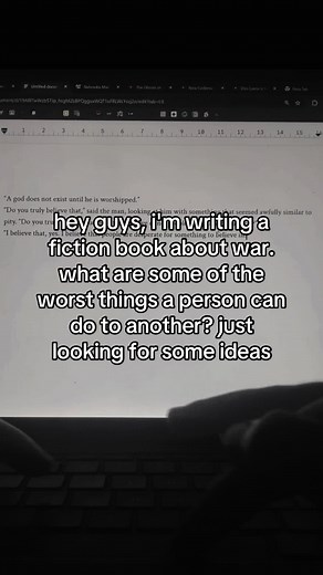 this is so random but any ideas are welcome! a bit dark but thanks heaps #bookwriting #novel #bookideas #brainstorming #war