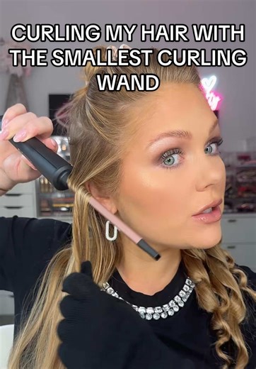 Curling My Hair with the Smallest Curling Wand