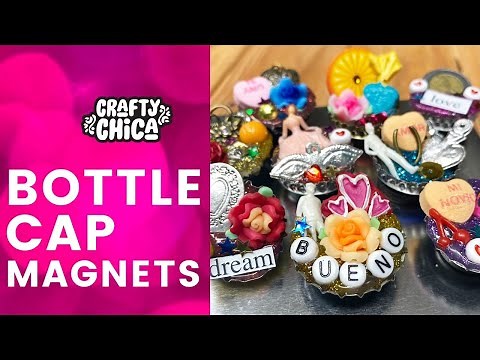Bottle Cap Crafts: DIY Magnet Shrines