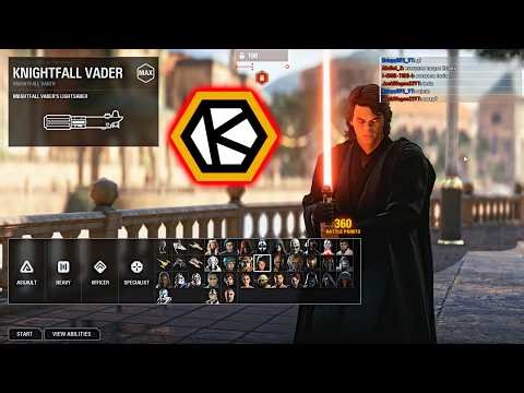 KNIGHTFALL VADER TAKES OVER NABOO | Galactic Assault | Star Wars Battlefront 2