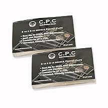 C.P.C (Coin Protect Cover) Double Pocket Safety Coin Flips (2½" x 2½", 100 Flips) for Long Term Coin Storage - 100 Inserts