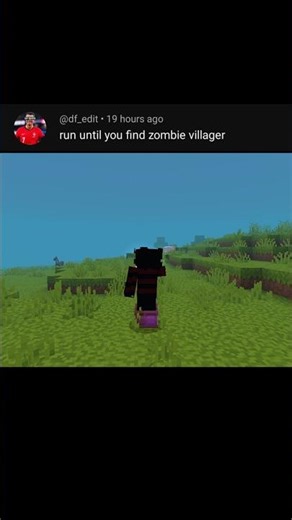 Running Until I Find Zombie Villager