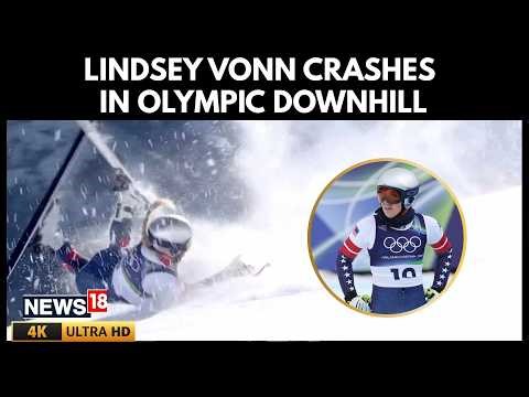 2026 Winter Olympics Accident | Lindsey Vonn Crashes in Olympic Downhill During Racing | 4K | N18G