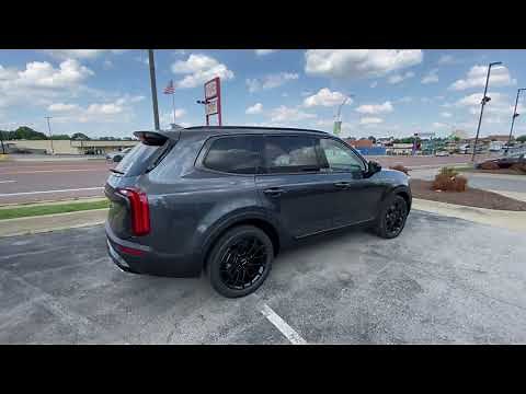 2022 KIA TELLURIDE SX PRESTIGE NIGHTFALL IN GRAVITY GRAY WITH DUNE BROWN