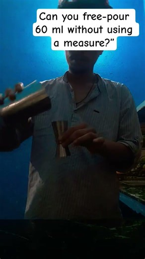 Can you free-pour 60 ml without using a measure?” #shorts #shortsfeed #viralvideo