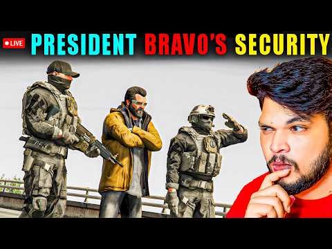 President BRAVO'S Security To Kill Jhon Wick GTA 5 Server Live Stream🔥techno Gamerz @PaimonGamerz
