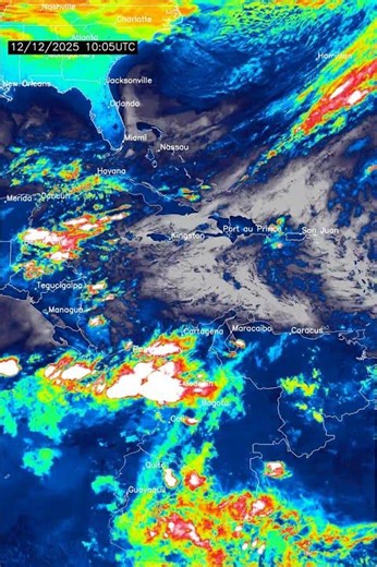 Caribe Clima de 24 horas | December 12, 2025 #shorts