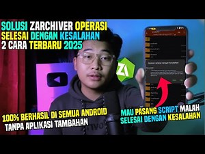 Begini Cara Mengatasi ZArchiver Operasi Selesai Dengan Kesalahan Terbaru 2025