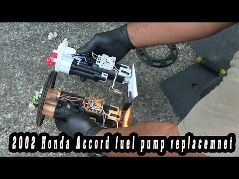 2002 Honda Accord 6 cylinder Fuel Pump Replacement