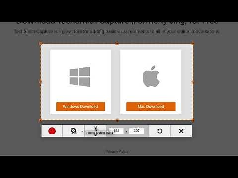 Using Techsmith Capture