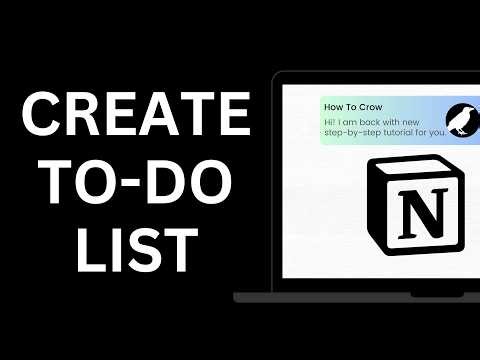 How to Create a To Do List in Notion