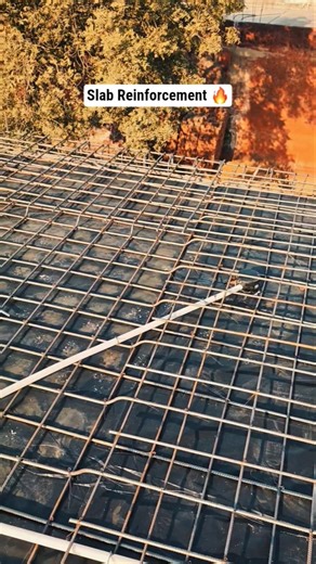Slab Reinforcement 🔥 #construction #buildingconstruction #slabreinforcement #civilengineering