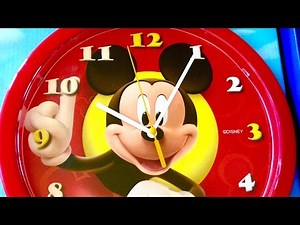 mickey mouse kids clock