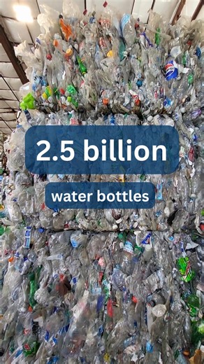 4.8K views · 38 reactions | Do you recycle your plastic water bottles? ​♻️ Last year, we recycled 2.5 billion water bottles. With your help, we can recycle even more. ​ Make sure to recycle every plastic water bottle you use! | Republic Services | Facebook