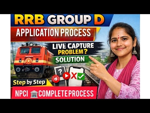RRB Group -D 2026 live capture issue,Refund process and Application process#rrbgroupd#groupd#Rrb