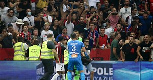 Aficionados que invadieron Niza vs Marsella podrían llegar a prisión