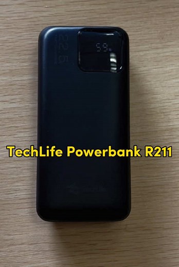 TechLife Powerbank R211: 20,000mAh Portable Charger
