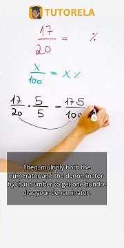 Convert 17/20 to a Percentage: A Simple Guide #Math #Percentage