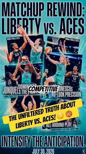 The Unfiltered Truth About Liberty vs. Aces! 🤫 #NewYorkLiberty #Basketball