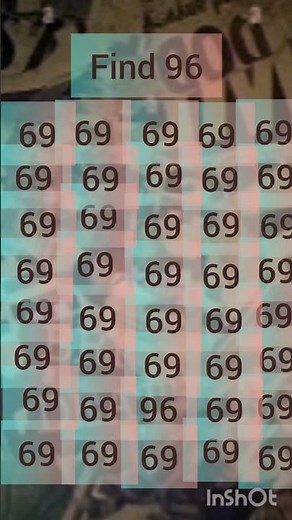 find the number 96#searchingnumbers #findingnumbers #numbertricks #mathstricks #number69and96 #short