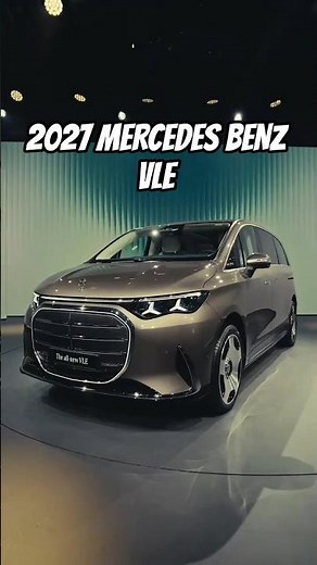 2027 Mercedes-Benz VLE Revealed! Luxury Electric Van | Interior, Features & First Look