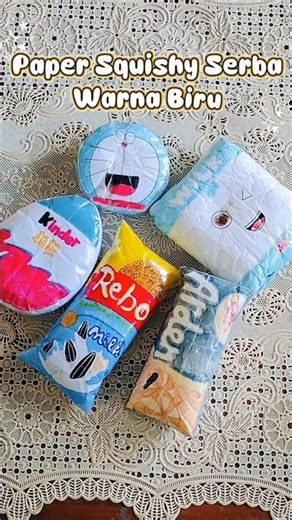 All-Color Blue Paper Squishy