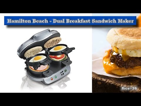 Tech Time: Testing the Hamilton Beach Dual Breakfast Sandwich Maker | First Time Use and Review!
