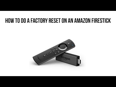 Amazon Firestick Factory Reset- EASY DIY