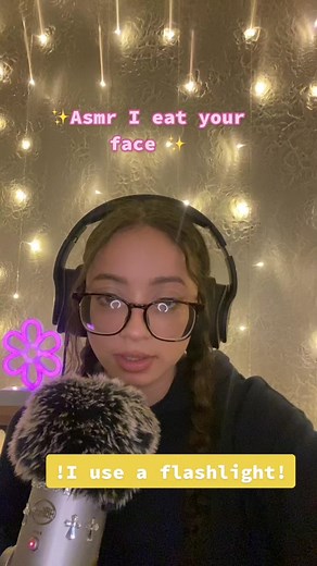 Eating Your Face ASMR with Flashlight - Eye Eating Warning