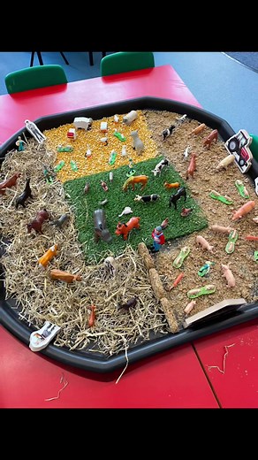 Farm Themed Sensory Play for Kids | DIY Tuff Tray Ideas