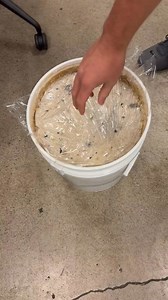 Removing the top layer of foam from one of our buckets of honey!🍯 (FULL VIDEO!) When honey stands for two or three days, small impurities and air bubbles rise to the top of the honey, in the form of foam! We remove the the foam in just a few seconds with plastic wrap. It is a natural thing for honey, and the foam is even edible!🐝🍯 Aren’t honeybees amazing for producing such a sweet and nutritious food?🐝 #savethebees #honeybees #thebeepartner #beekeeping #rawhoney #honey #superfood | The Bee 